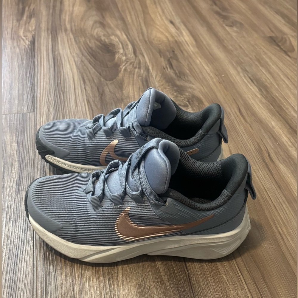 Nike Gray and Bronze Sneakers